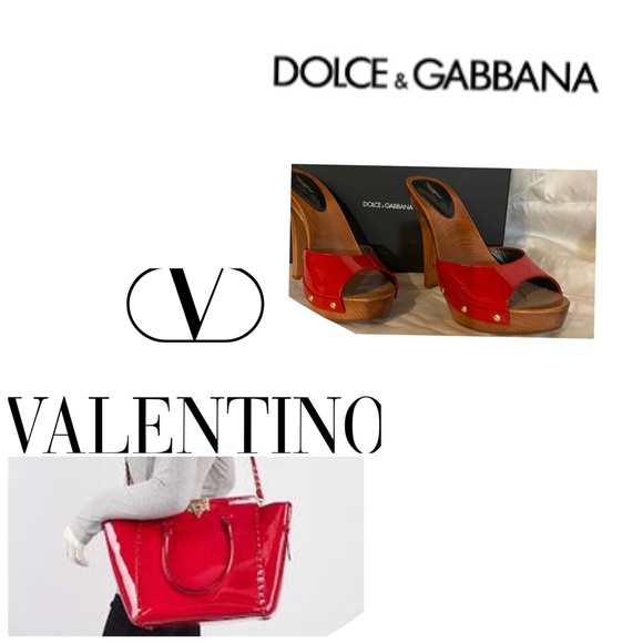 ‼️DOLCE GABBANA 💥PUMPS sandals‼️HOT RED‼️❤️❤️EUC, USED ONCE. VERY SEXY‼️ - Picture 7 of 8